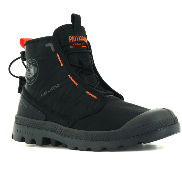 Palladium Pampa Travel Lite Laarzen Dames Zwart | NL 06THYBV